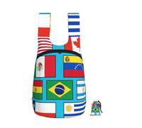 DUWAA Bandiere Di Vari Paesi Stampa Packable Zaino 16l Palestra Zaino Portatile di Stoccaggio Carry On Zaino Borsa Da Viaggio Per Gli Uomini Donne