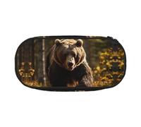 DUWAA Bear Running2 - Astuccio funzionale per cancelleria, portatile, astuccio leggero