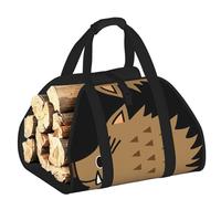 DUWAA Borsa portaoggetti con stampa animata di cinghiale selvatico, accessori per bruciatori di legna, borsa per attrezzi resistente per interni ed esterni