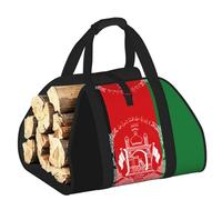 DUWAA Borsa portaoggetti con stampa bandiera dell'Afghanistan, accessori per bruciatori di tronchi, borsa per attrezzi resistente per interni ed esterni