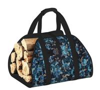 DUWAA Borsa portaoggetti con stampa tartaruga marina, accessori per bruciatori di legna, borsa per attrezzi resistente per interni ed esterni
