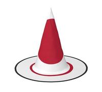 DUWAA Cappello da strega con bandiera giapponese, cappello da strega, cappello da strega per Halloween, da donna, adulto, costume da mago, accessorio per cosplay, feste, 1 pezzo