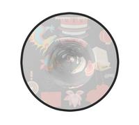 DUWAA Cappello da strega con simboli della cultura cinese, cappello da strega, cappello da strega, cappello da strega per Halloween, da donna, adulto, da uomo, costume per cosplay, accessorio per