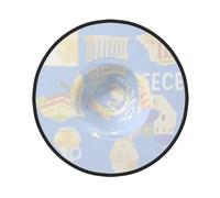 DUWAA Cappello da strega con simboli della cultura greca, cappello da strega, cappello da strega, cappello da strega, per donne e adulti, accessorio per cosplay, feste, 1 pezzo