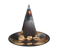 DUWAA Cartoon Pigeon 1 Stampa Stampa Halloween Cappelli Da Strega Appeso Accessori Costumi, Decorazioni Per Casa, Cortile, Portica-3pcs