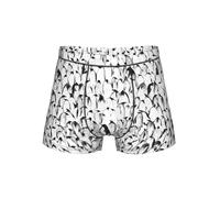 DUWAA Elegante folla di pinguini stampa morbido slip intimo con 3D a forma di U, biancheria intima da uomo in tessuto traspirante S-4XL, Nero , S