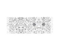 DUWAA Erbe fiorite e piante erbacee stampa cashmere Feel sciarpa per le donne sciarpe regalo invernale pashmina scialli e involucri sciarpa invernale