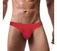 DUWAA Flag of Morocco - Biancheria intima da uomo, con supporto per bikini, traspirante, morbido, elasticizzato, con cintura larga, Nero , 4XL