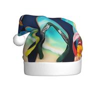 DUWAA Flops Beach Shoes Print Soft Plush Christmas Party Hat Holiday Hat, Gorros De Navidad Adultos, per Capodanno