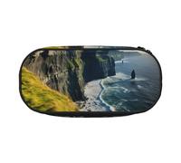 DUWAA Ireland Outdoors County Clare The Cliffs stampa funzionale cancelleria sacchetto portatile astuccio portamatite astuccio leggero