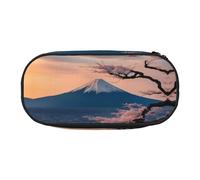 DUWAA Japan Mount Fuji Paesaggio Stampa Funzionale Sacchetto di Cancelleria Portamatite Portatile Astuccio, Astuccio leggero