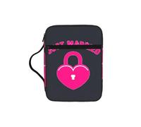 DUWAA Just Married, custodia per bibbia di grande capacità, 26 × 20 cm, borsa da studio per donne e cristiani