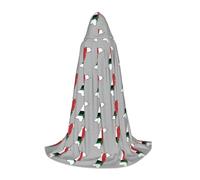 DUWAA Mantello medievale con stampa mappa della bandiera della Palestina 03, mantello da mago con cappuccio, mantello rinascimentale, costume per Halloween, cosplay