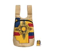 DUWAA New Mexico Flag Map01 Stampa Pieghevole Escursionismo Borse A Spalla Viaggio Leggero Packable Daypack Zaino 10kg Per Le Donne Uomini