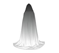 DUWAA Ombre Bianco A Nero Stampa Halloween Costume Vestiti Halloween Medievale Costume Mantello Per Le Donne Degli Uomini Rinascimento Con Cappuccio Mantello