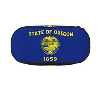 DUWAA Oregon State Flag stampa funzionale cancelleria sacchetto portatile astuccio portamatite astuccio leggero