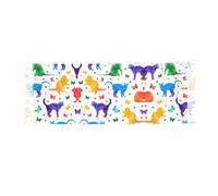 DUWAA Sciarpa da donna in cashmere con stampa a pois e farfalla e gatto, sciarpa invernale da donna, idea regalo invernale, pashmina scialli e involucri sciarpa invernale