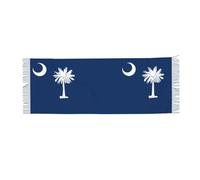 DUWAA Sciarpa da donna in cashmere con stampa bandiera della Carolina del Sud per donne sciarpe regalo invernale pashmina scialli e involucri sciarpa invernale