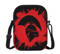 DUWAA Spartan Warrior - Borsa a tracolla Oxford con stampa casco da guerriero, borsa regolabile resistente all'acqua per uso quotidiano da viaggio da donna
