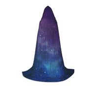 DUWAA Universo Con Stelle Galaxy Interstellare Stampa Halloween Costume Vestiti Halloween Medievale Costume Mantello Per Le Donne Degli Uomini Rinascimento Con Cappuccio Mantello