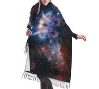 DUWAA Universo Via Lattea Nebulosa Galaxy Stampa Morbido Cashmere-Like Wrap Chic Sciarpa Stola Per Le Donne Wayfarer Viaggio Pashmina Scialle Wraps