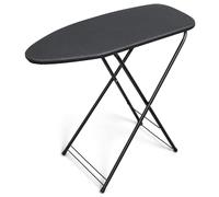 Duwee Asse da stiro compatta e facile da riporre, asse da stiro media, copertura resistente al calore con spesso feltro, 33 x 89 cm, Nero