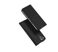 DUX DUCIS Chiusura a klapka, 1 scomparto per carte, antiurto CUSTODIA A LIBRO per Apple iPhone 14 Plus Skin Pro High, Nero