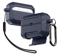 DUX DUCIS Custodia per AirPods Pro 3 (2025) con Cordino e Moschettone, Navy
