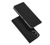 DUX DUCIS [Skin Pro - Custodia in pelle PU con scomparto per carte di credito, progettata per Sony Xperia 10 VI, colore: Nero
