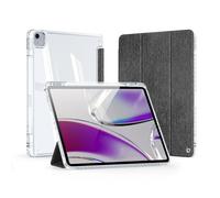 Dux Ducis Unid Series - Custodia per tablet con supporto per Apple Pencil e accensione automatica per Apple iPad Air 13-2024/iPad Pro 12.9-2018/2020/2021/2022, nero