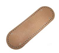 DUXDJRRE Base per borsa, 30 x 10 cm, kit per la creazione di borse fai da te, basi ovali/rotonde in pelle per borsa all'uncinetto, base inferiore per borsa intrecciata a mano, base per cesto