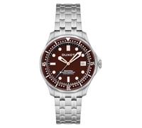 DUXOT Henri Diver orologio automatico da uomo 41 mm con cinturino in acciaio inossidabile massiccio DX-2060, Marrone scuro., Henri Diver Automatico
