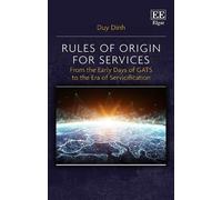 Duy Dinh Rules of Origin for Services (Copertina rigida)