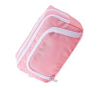 Duyeuau Astuccio grande per matite ad alta capacità, portapenne, portapenne, per scuola e ufficio, rosa, Size Approx. 21.5x15.0cm/8.46x5.9in