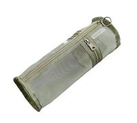 Duyeuau Astuccio per matite in stile giapponese di grande capacità, astuccio trasparente per penne e matite, Verde, Size about 8.5x23cm/3.35x9.06