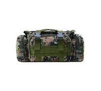 Duyeuau Campeggio Multilayered Marsupio Impermeabile Grande Capacità Affronta Marsupio Multifunzionale Pesca Holdall Vita, Colore digitale giungla, 30*18*8cm, Valigia