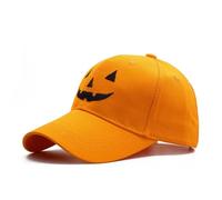 Duyeuau Cappello a forma di zucca con teschio per Halloween che celebra genitori-bambini famiglia riunione berretti festival copricapo cappello da baseball sportivo