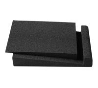 Duyeuau Cuscinetto di assorbimento degli urti del monitor dello studio Anti Vibrate Base della spugna per la stabilità dell'altoparlante Migliorato il suono a bassa frequenza Pad a bassa risonanza