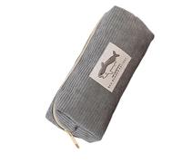 Duyeuau Grazioso astuccio per matite con ricamo a forma di animale, borsa per il trucco, per il ritorno a scuola