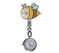 Duyeuau Orologio da infermiera alla moda per neo medico, con clip in acrilico, portatile