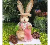 Duyeuau Pasqua Appeso Per Bambola Ornamenti Accessori Novità Appeso Bella Pasqua Cannuccia Forniture Alleviare La Noia