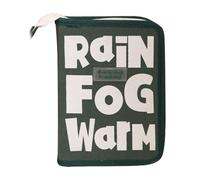 Duyeuau Portapenne espandibile per matite, multifunzione, per cancelleria, organizer per penne a sfera, Verde militare