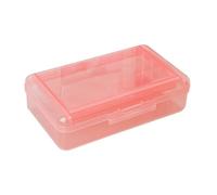 Duyeuau Scatola di matita a doppio strato astuccio trasparente ad alta capacità scatola per matite colorate organizer per matite per studenti, rosa, 20.5x12.5x5cm