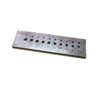 Duyeuau Supporto per trapano in lega con 30 fori, per la riparazione di orologi e gioielli, Lavagna, 2*5.5CM 2.7*2.7cm