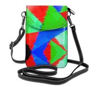 DUYKIMQW Borsa a tracolla per telefono con stampa Star Explosion, borsa a tracolla con tracolla per uso quotidiano e da viaggio, Triangolo Pixel, Taglia unica