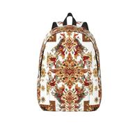 DUYKIMQW Dream-Weaving - Zaino in tela con stampa multitasche, Nero , S, Classico