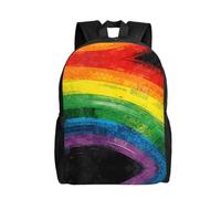 DUYKIMQW grassland Print - Zaino da viaggio elegante, grazioso zaino per computer portatile con design stampato su tutta la parte anteriore, Arcobaleno Graffiti, taglia unica