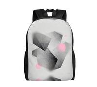 DUYKIMQW meteor Print - Zaino da viaggio elegante, grazioso zaino per computer portatile con design stampato su tutta la parte anteriore, Rosa grigiastro, taglia unica