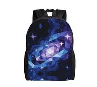 DUYKIMQW Zaino da viaggio elegante con stampa nebulosa dai toni caldi, zaino carino per computer portatile con design stampato su tutta la parte anteriore, Stella di cristallo di, taglia unica