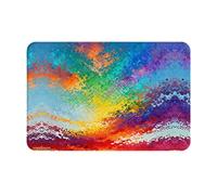 DUYKIMQW Zerbino in flanella con stampa colorata con sogno per ingresso esterno e ingresso interno